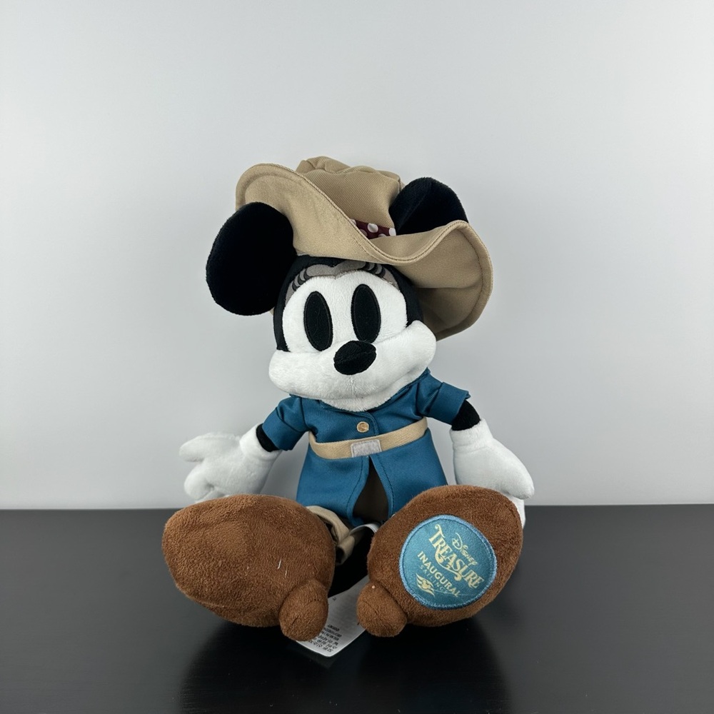 Disney Cruise Line Treasure Minnie Mouse Inaugural Sailings 15" Plush Stuffed